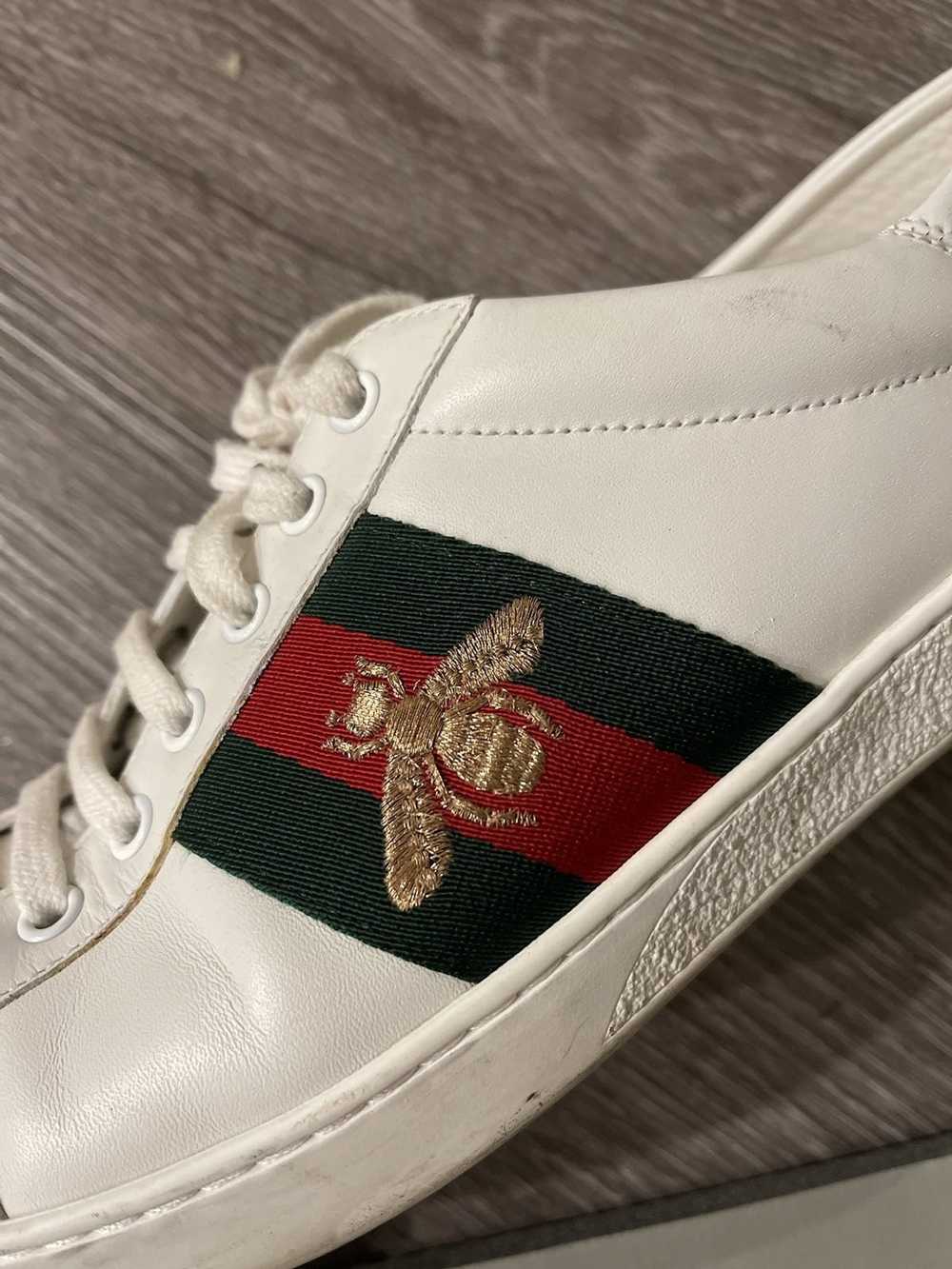 Gucci Gucci classic low top leather sneakers - image 1