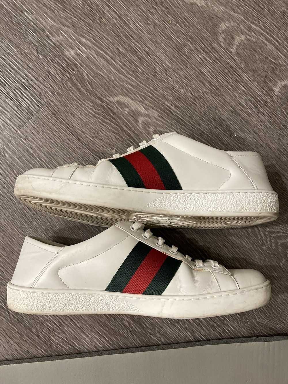 Gucci Gucci classic low top leather sneakers - image 8