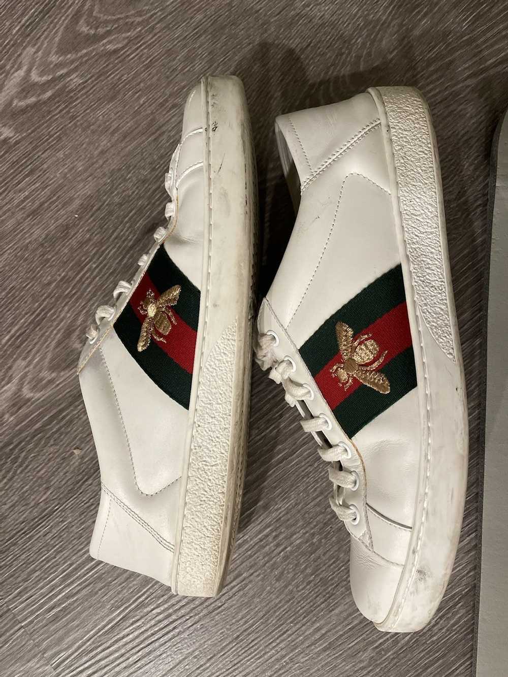 Gucci Gucci classic low top leather sneakers - image 9