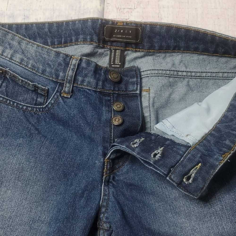 21 Men 21Men Medium Wash Denim Jeans - image 3