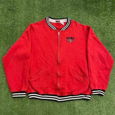 ACME Looney Tunes Bugs Bunny Baseball Bomber Jacket - Vintage