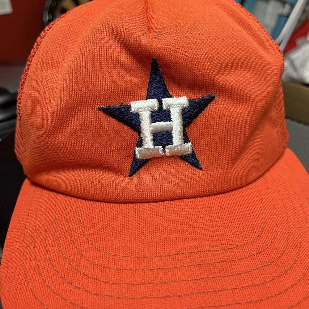 Houston Astros Vintage Retro Royal Blue Trucker Rope Hat 