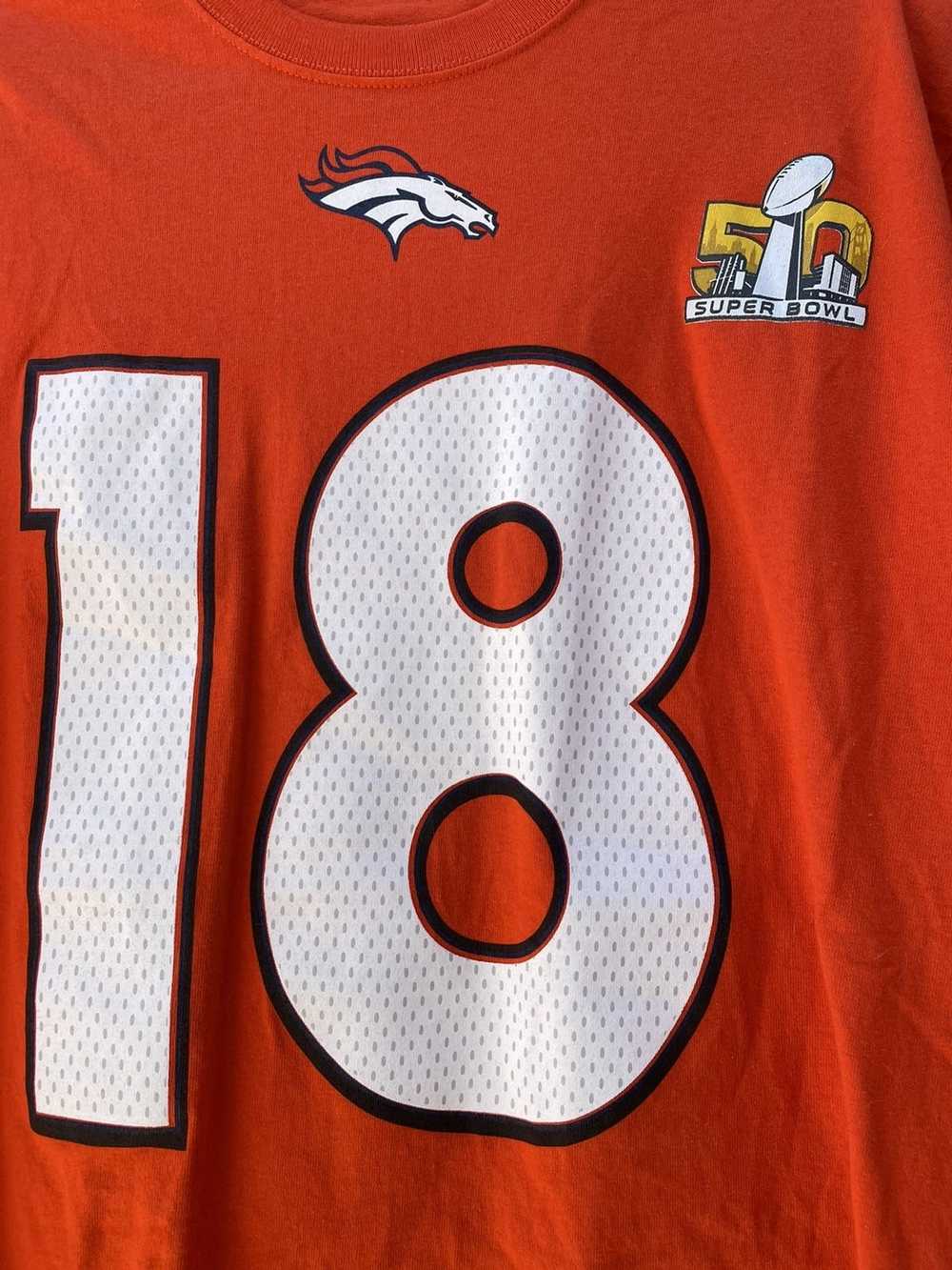 Majestic × NFL Denver Broncos (Manning #18) 50th … - image 3