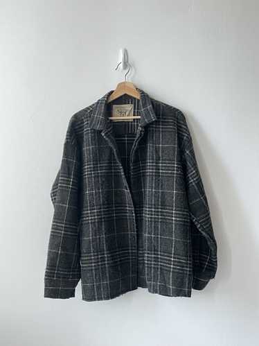 Japanese Brand Wool Flannel Button Up Jacket