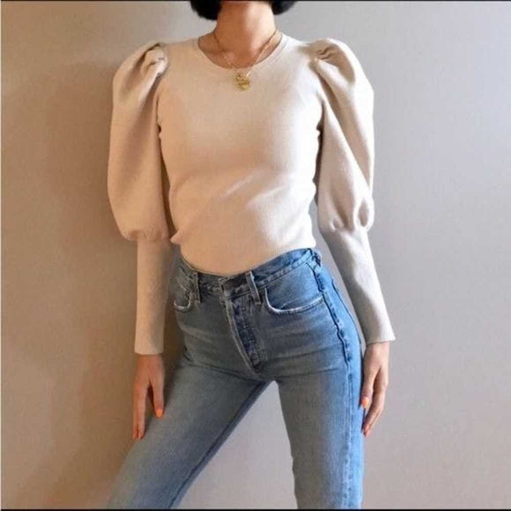 Zara Zara Knit Balloon Sleeve Sweater - image 12