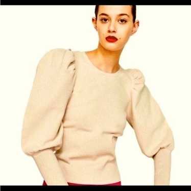 Zara Zara Knit Balloon Sleeve Sweater - image 1