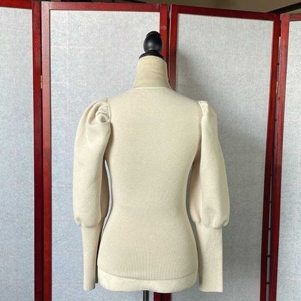 Zara Zara Knit Balloon Sleeve Sweater - image 5