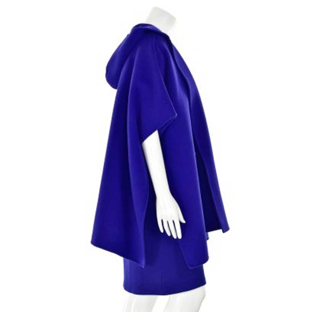 St. John Knits Poncho with Hood in Indigo - image 4