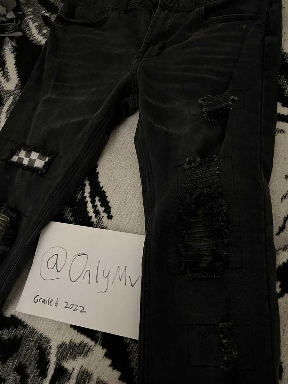 Pacsun Pacsun Black destroyed rocker skinny jeans… - image 3