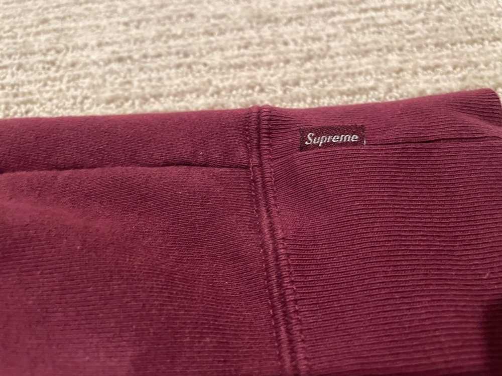 Supreme Supreme state maroon hoodie - image 5