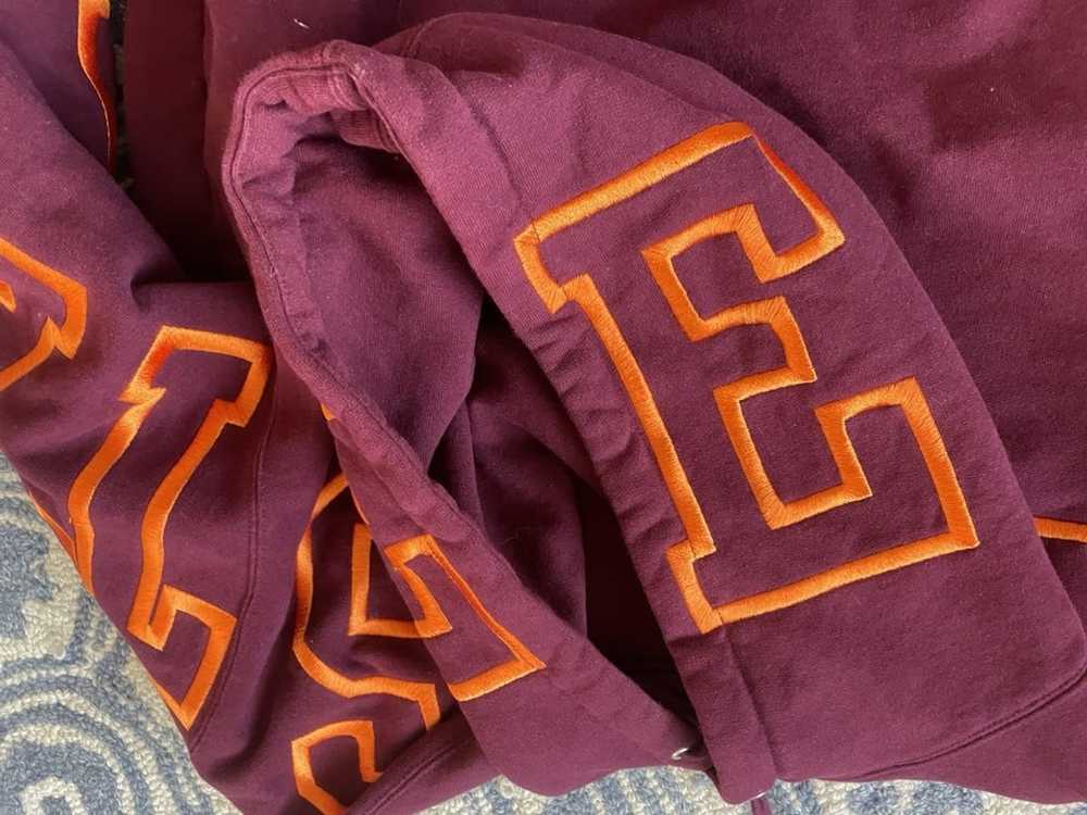 Supreme Supreme state maroon hoodie - image 8