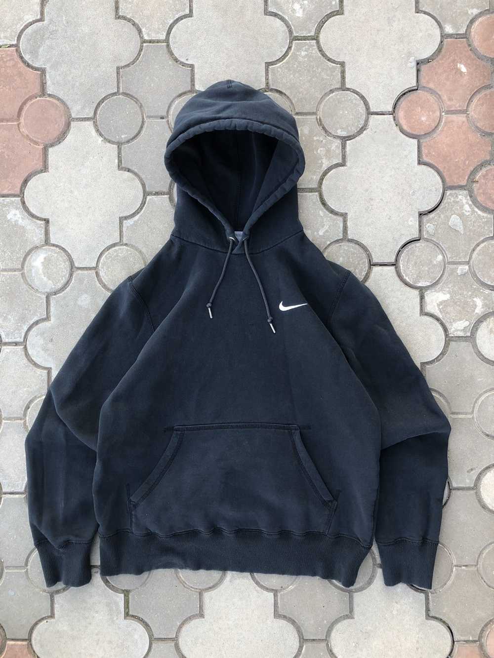 Nike × Vintage Vintage Nike Mini Swoosh Fade Hood… - image 1