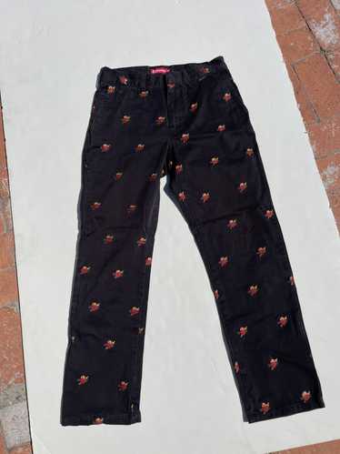 Trousers Louis Vuitton x Supreme Brown size M International in Cotton -  27798467