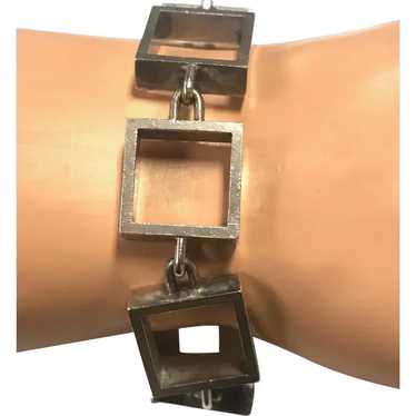 Hans Hansen Sterling Silver "Squares" Bracelet - image 1