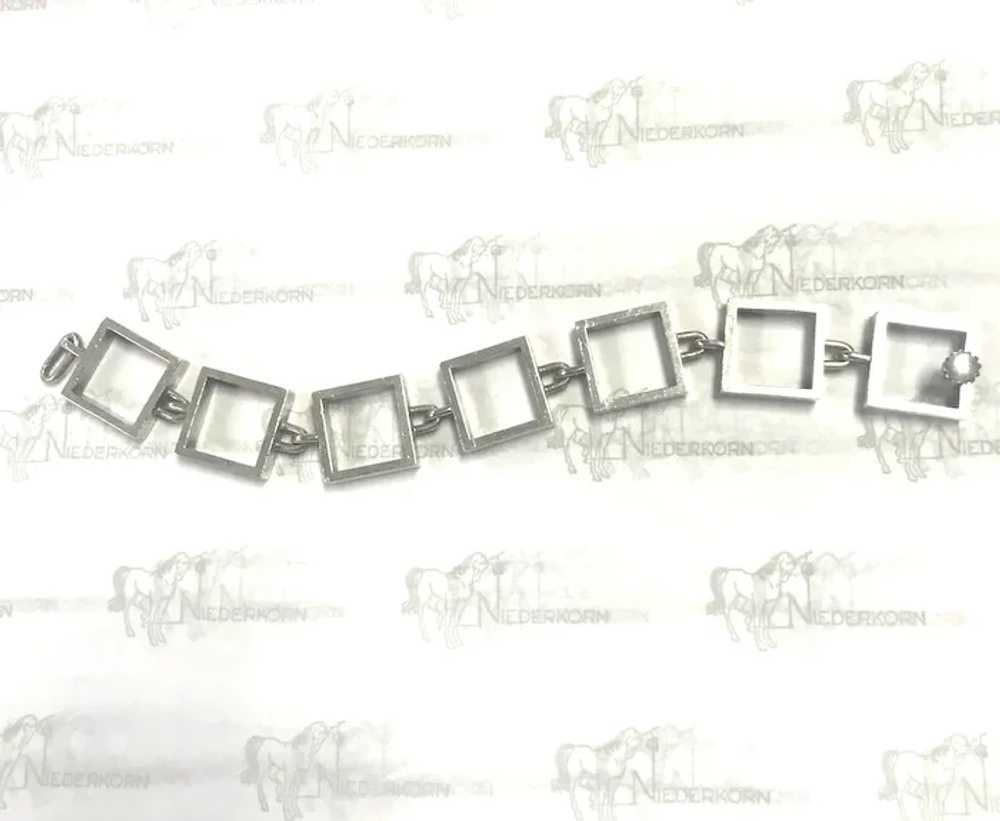 Hans Hansen Sterling Silver "Squares" Bracelet - image 2