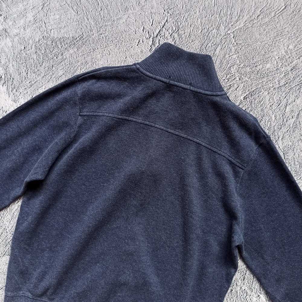 Gant Sweater Gant Cotton Logo 1/4 Zip Size:M - image 5