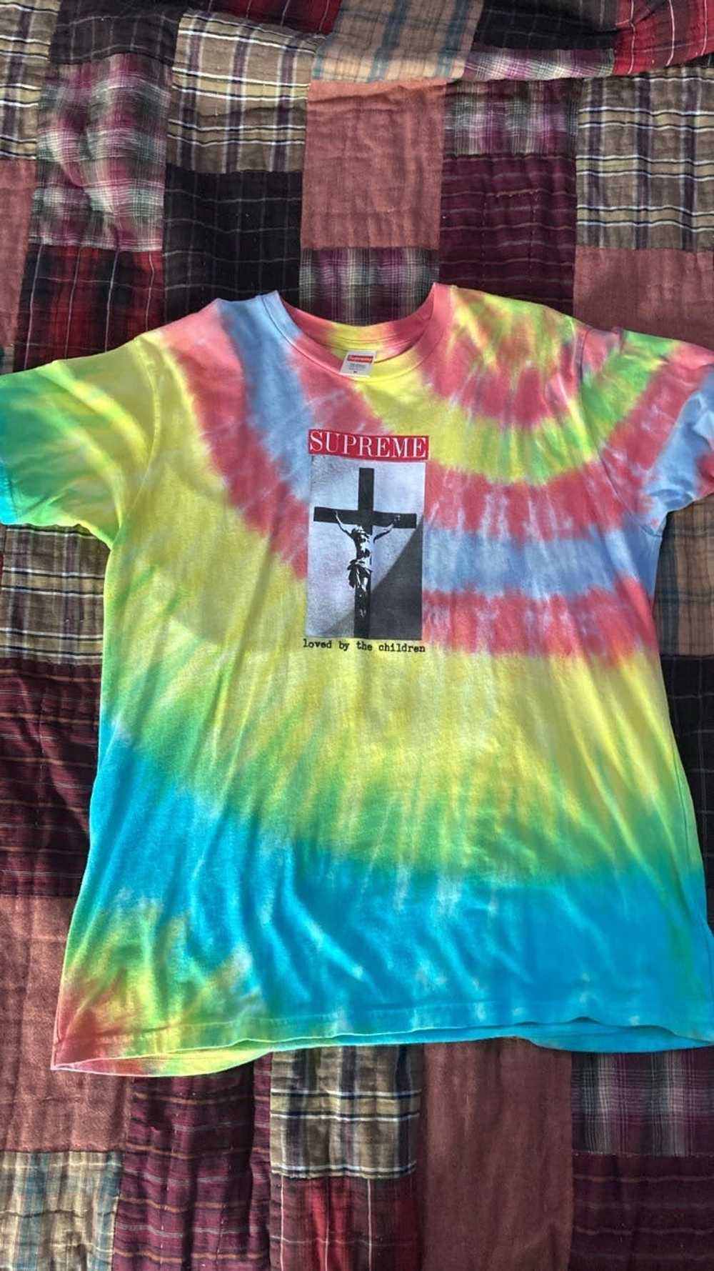 Supreme SS20 Supreme Jesus Tee Tie Dye - image 1