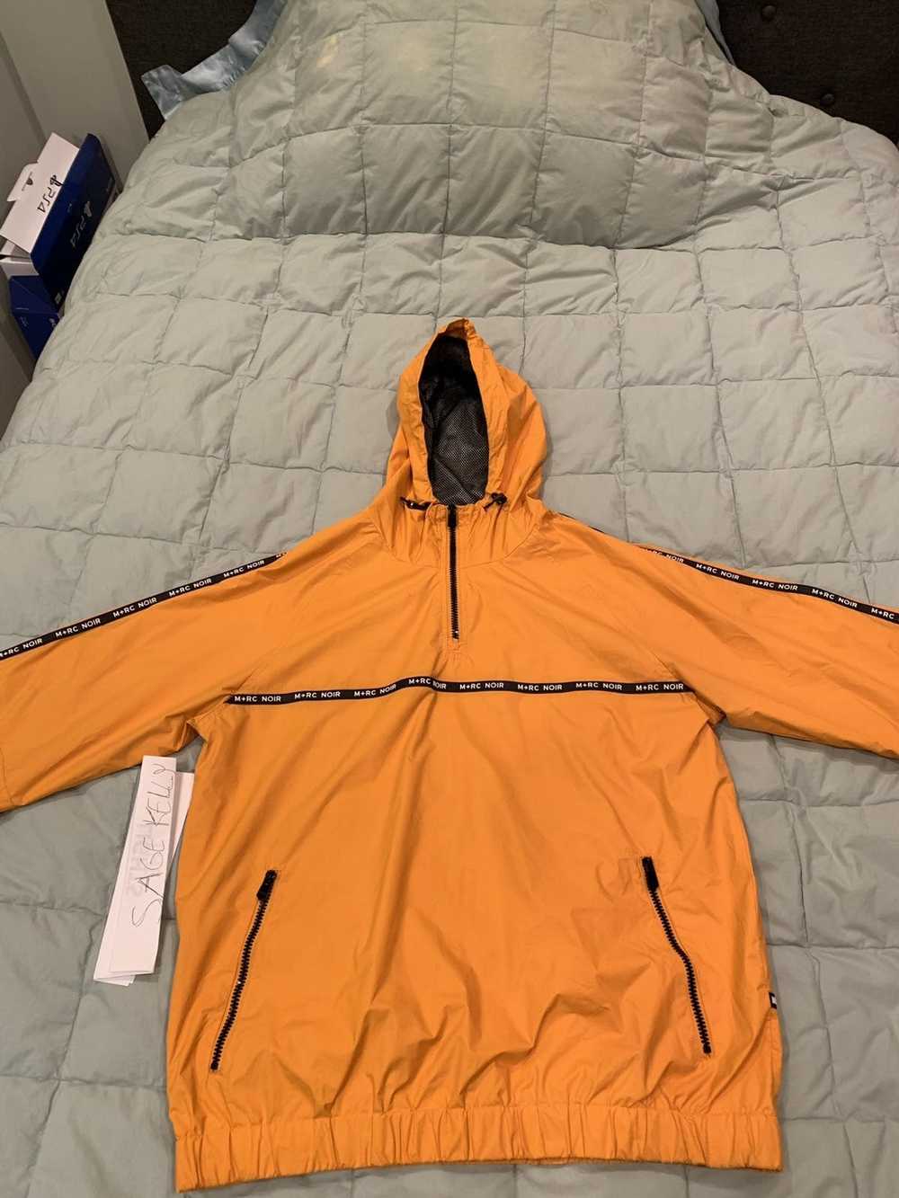 M+Rc Noir Orange Millenium Windbreaker Jacket - image 1