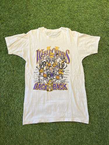 Used Original 1988 Vintage MEDIUM Lakers Shirt 1988 Nba 