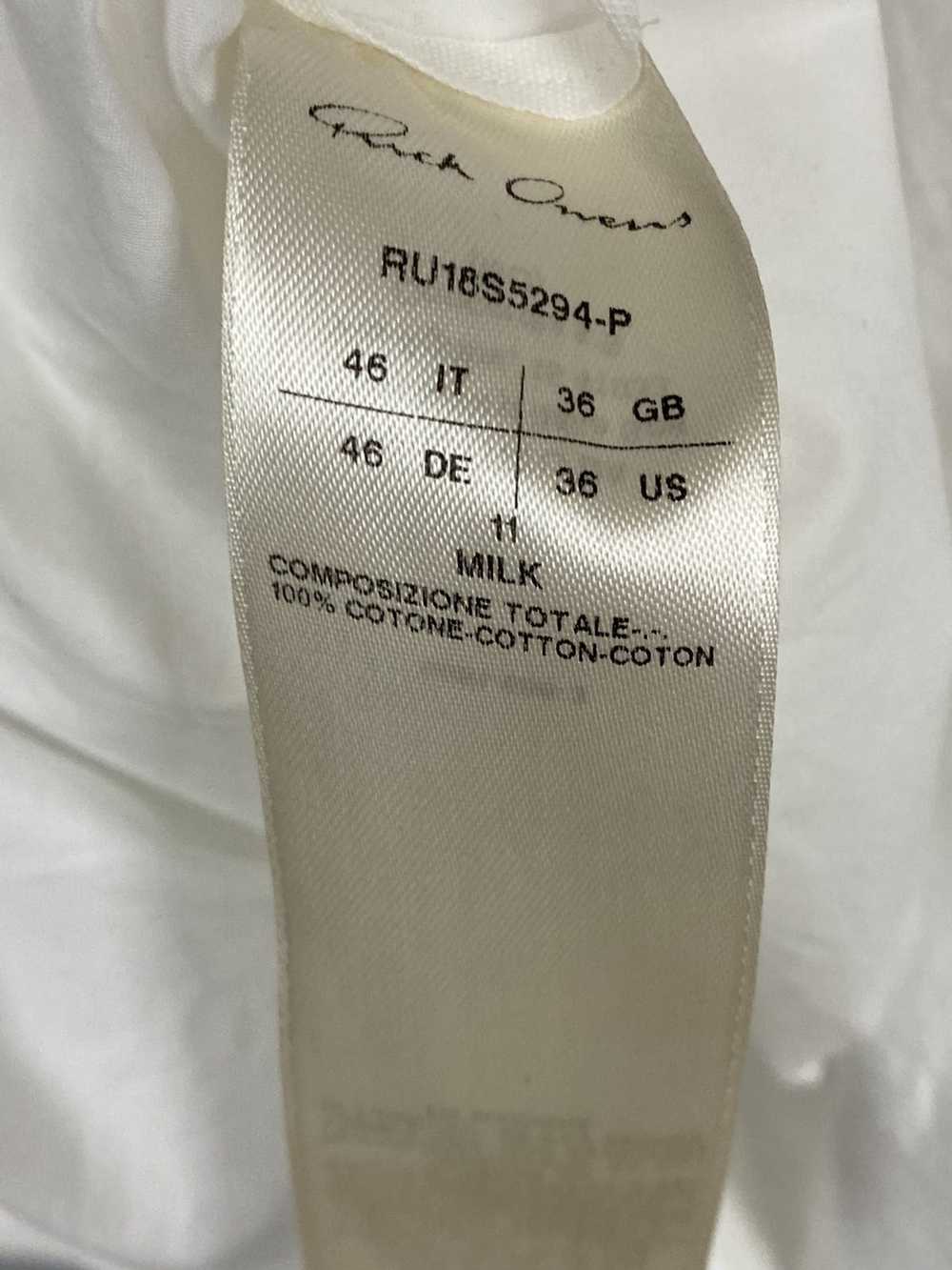 Rick Owens SS18 ‘DIRT’ Brother Collar Button Up - image 8