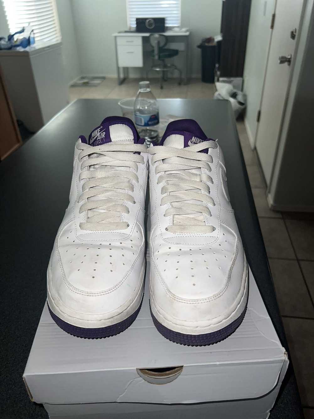 air force 1 white voltage purple