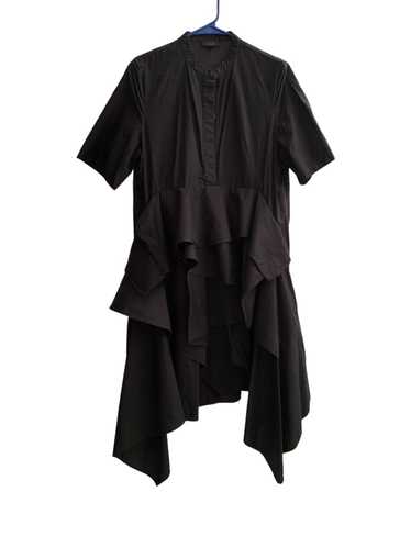 Cos Cos Multilayer black short sleeve shirt dress