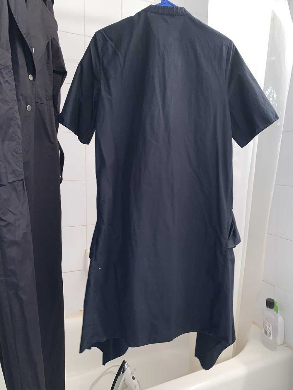 Cos Cos Multilayer black short sleeve shirt dress - image 3