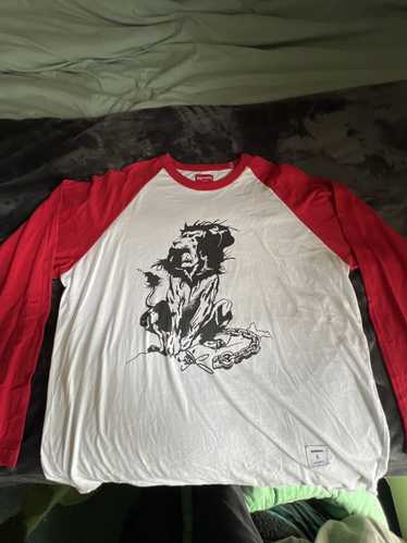 Supreme Supreme Raglan Lion Baseball Tee