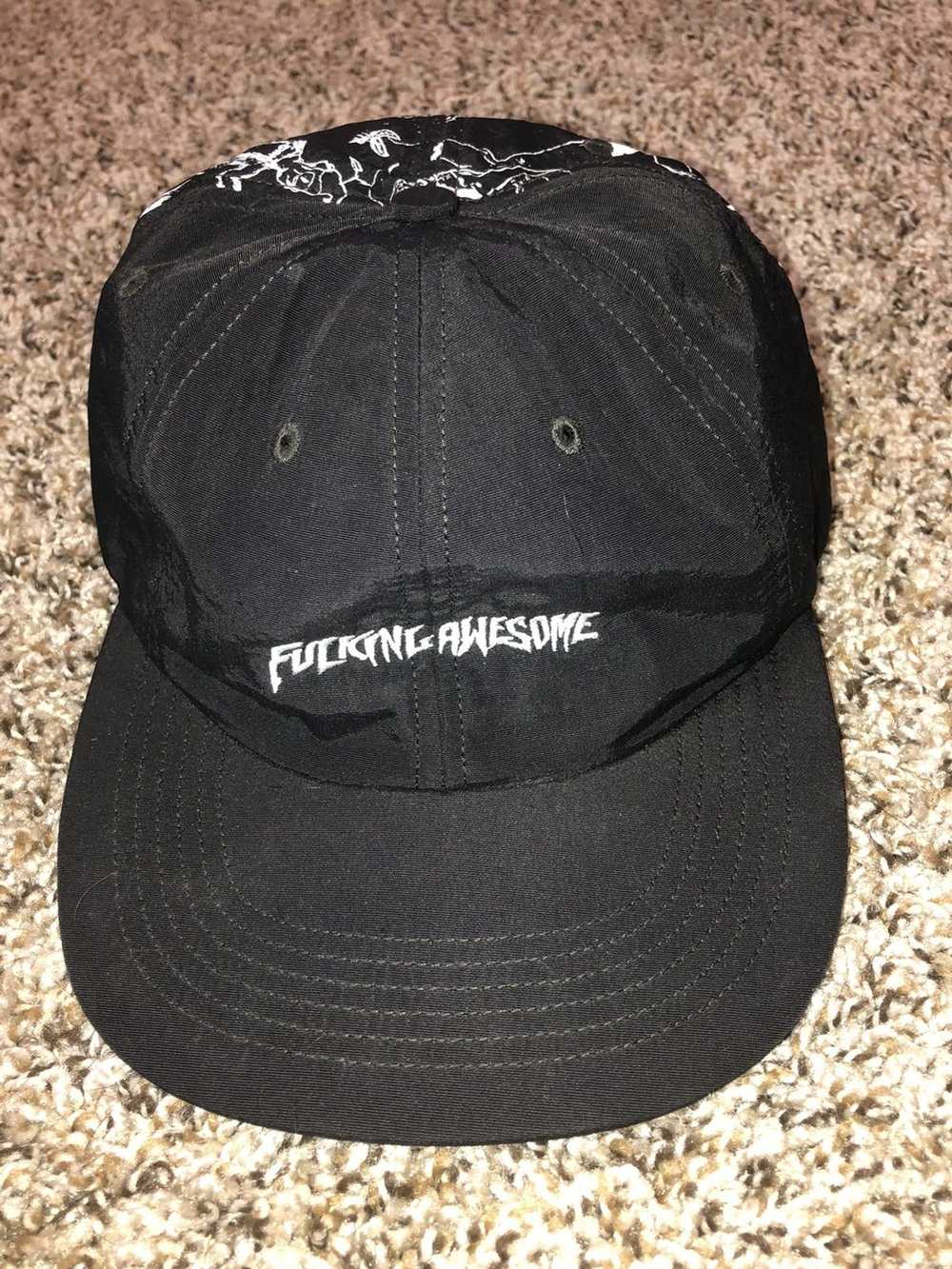 Fucking Awesome Fucking awesome hat with back des… - image 1