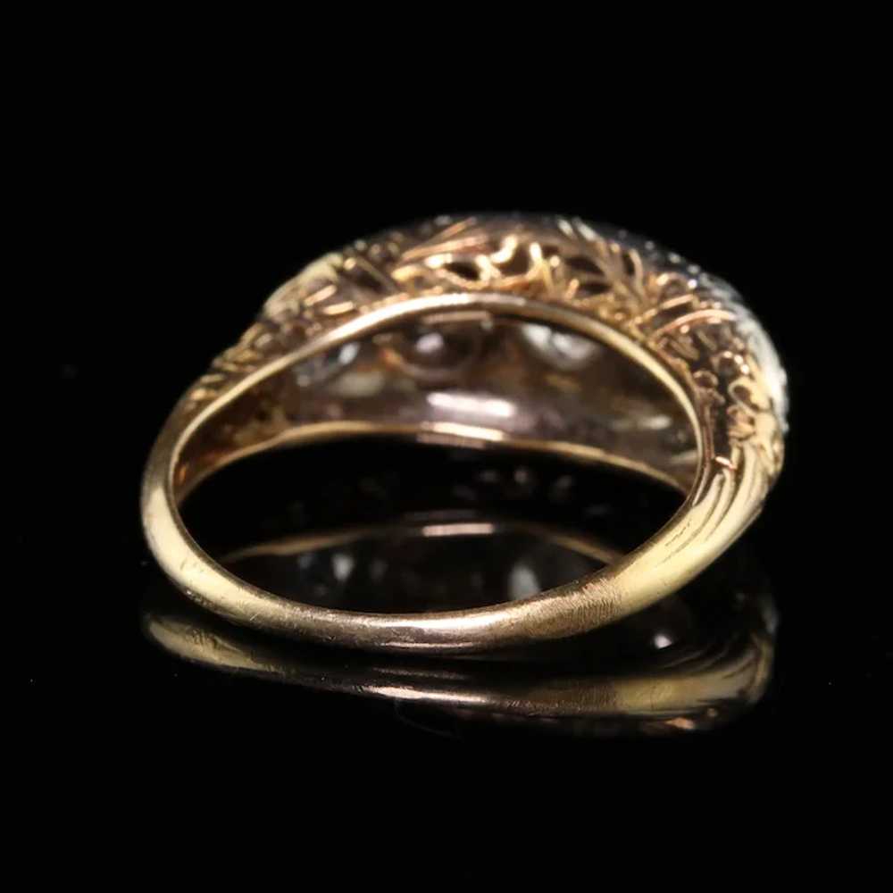 Antique Art Deco 18K and 14K Yellow Gold Old Euro… - image 5