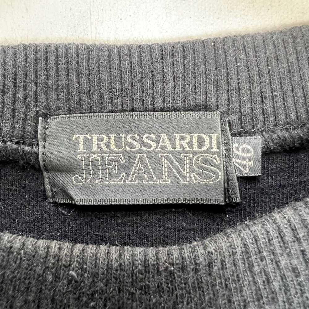 Trussardi × Vintage Trussardi Jeans Crest sweatsh… - image 9