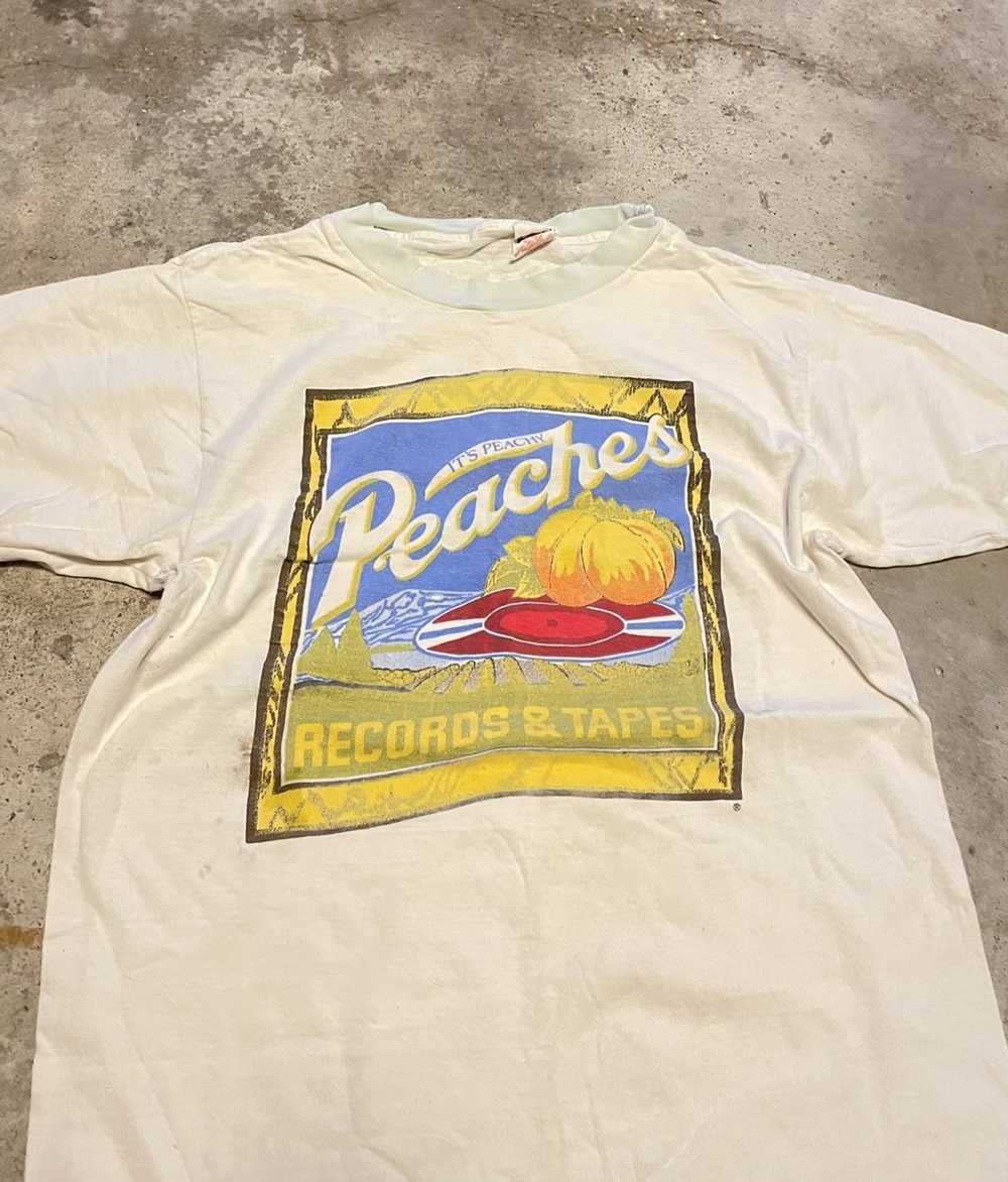 Vintage Vintage 70s peaches records ringer t shirt - Gem