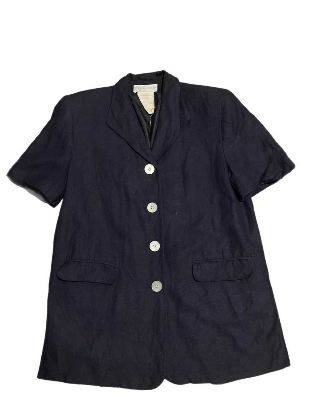 Vintage Vintage linen blend blazer - image 1