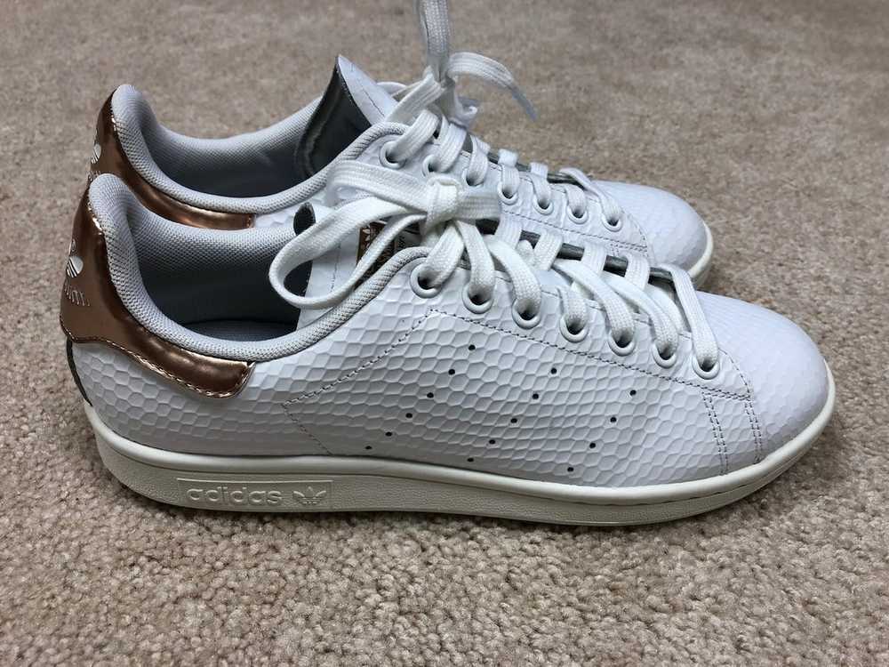 Adidas Stan Smith Lux Snakeskin and Gold - image 2