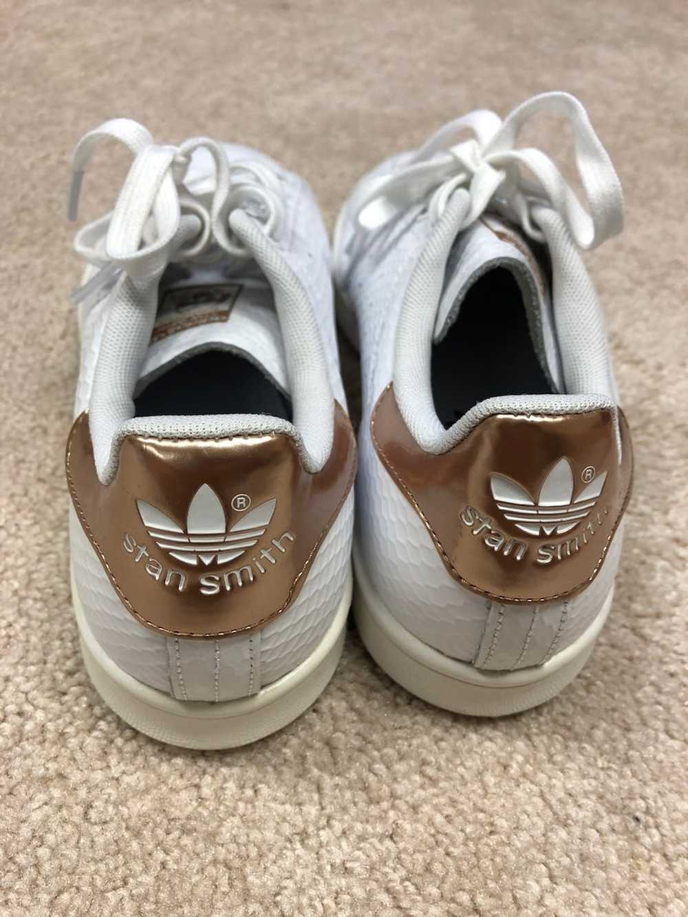 Adidas Stan Smith Lux Snakeskin and Gold - image 4