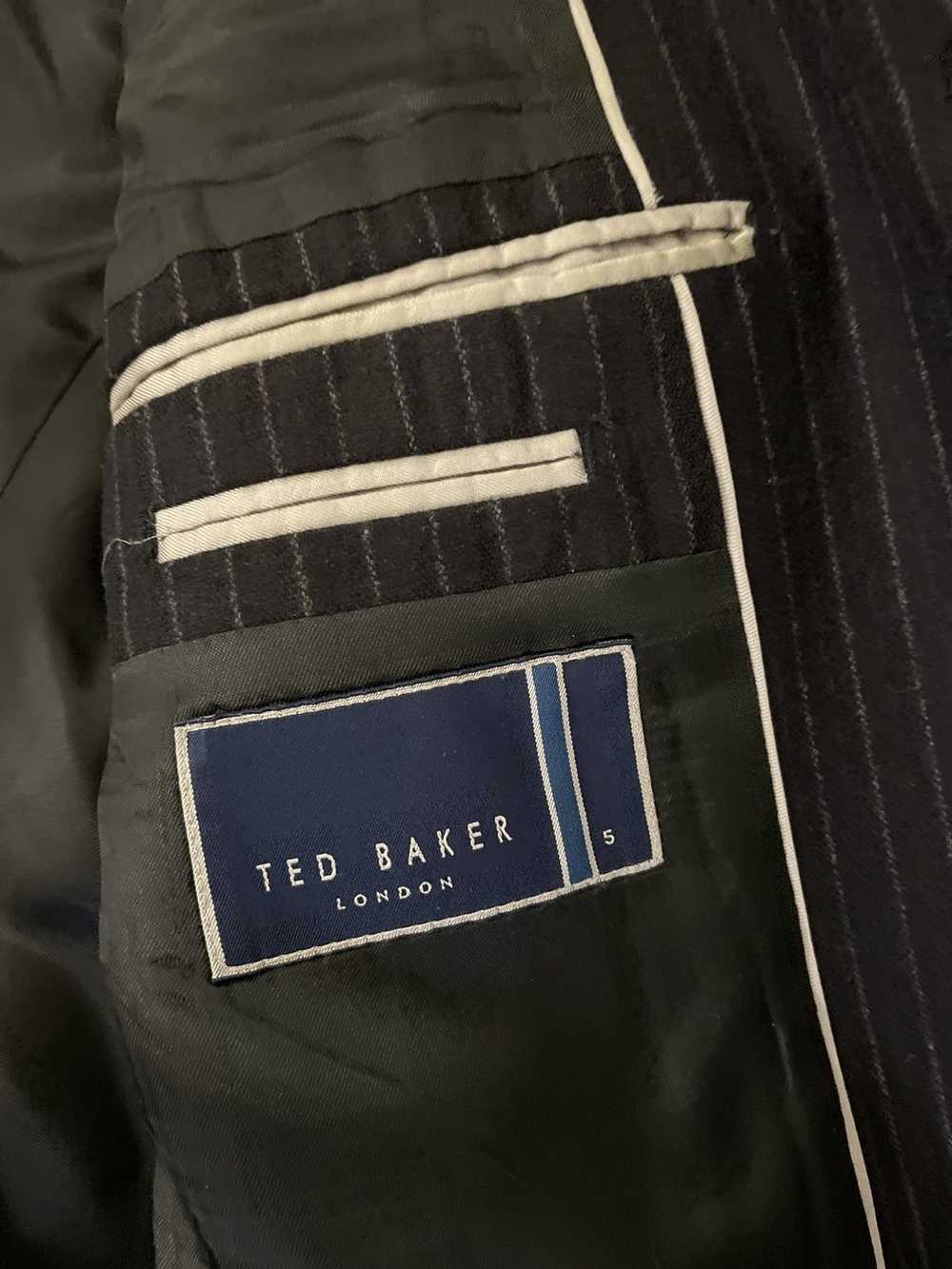 Ted Baker Striped Flannel Ticket Pocket Jacket - image 4