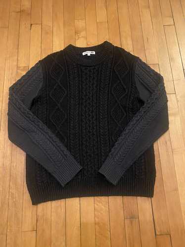 J.W.Anderson FW 18 Two Tone Fisherman Cable Knit S