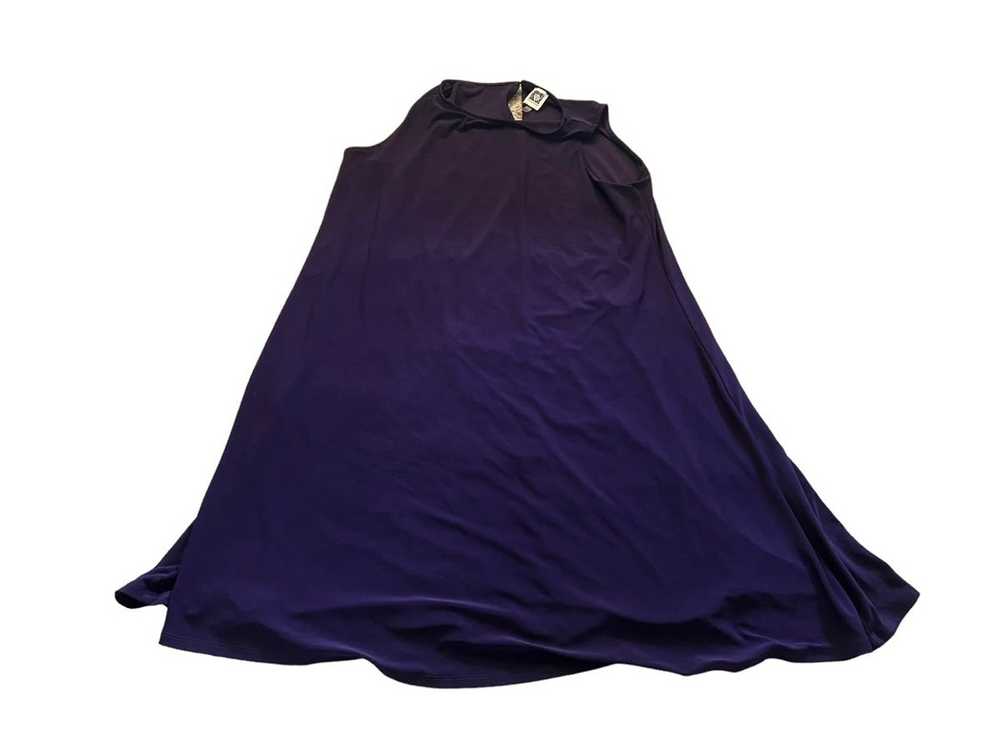 Anne Klein Anne Klein Purple Dress Womens 14 D11 - image 1