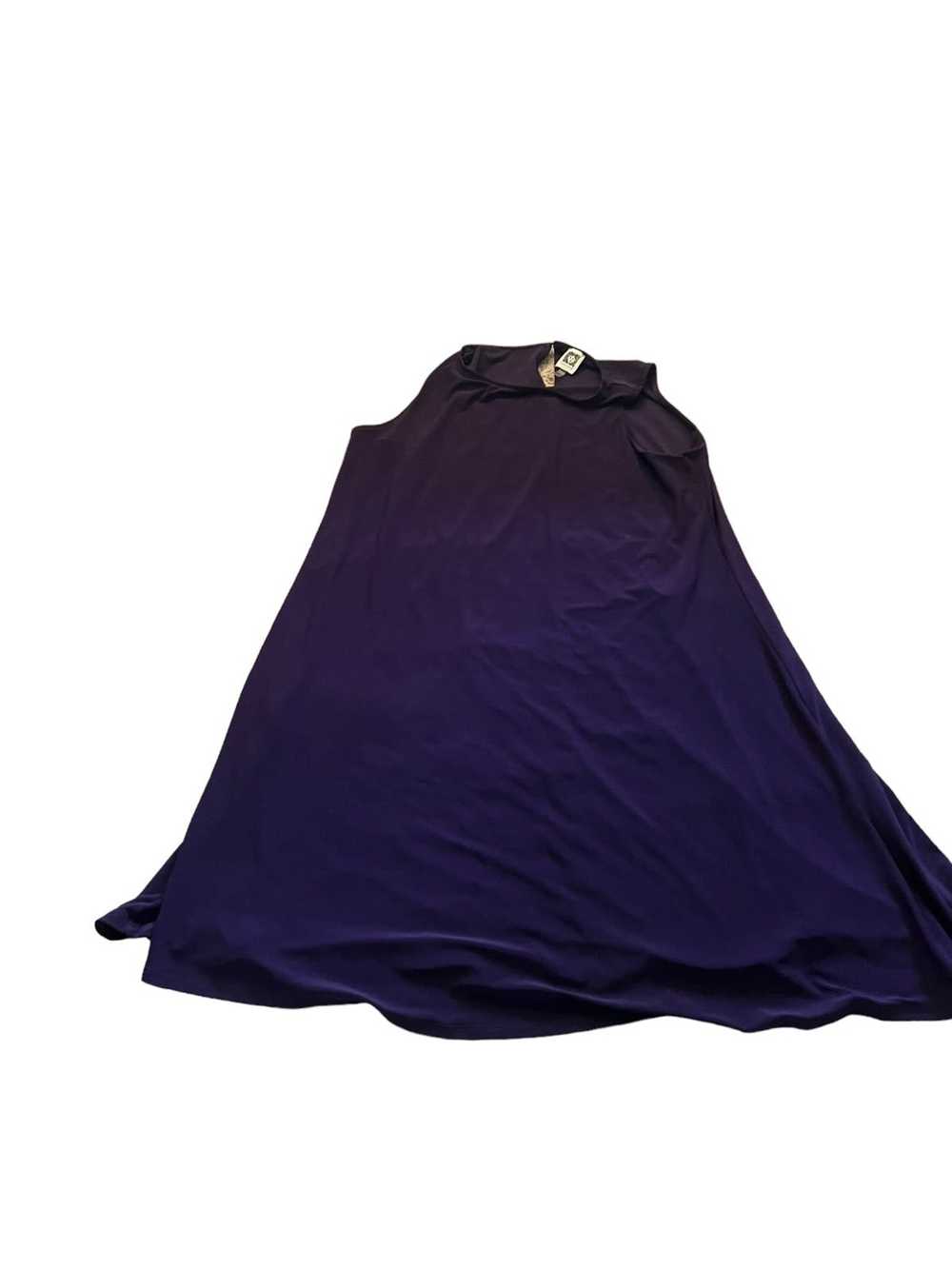 Anne Klein Anne Klein Purple Dress Womens 14 D11 - image 2