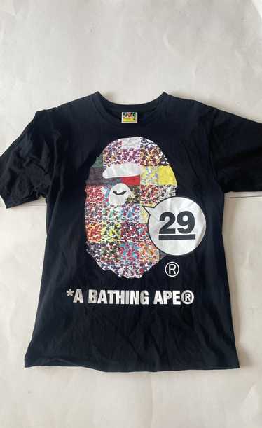 BAPE A Bathing Ape 29th Anniversary Tee Black