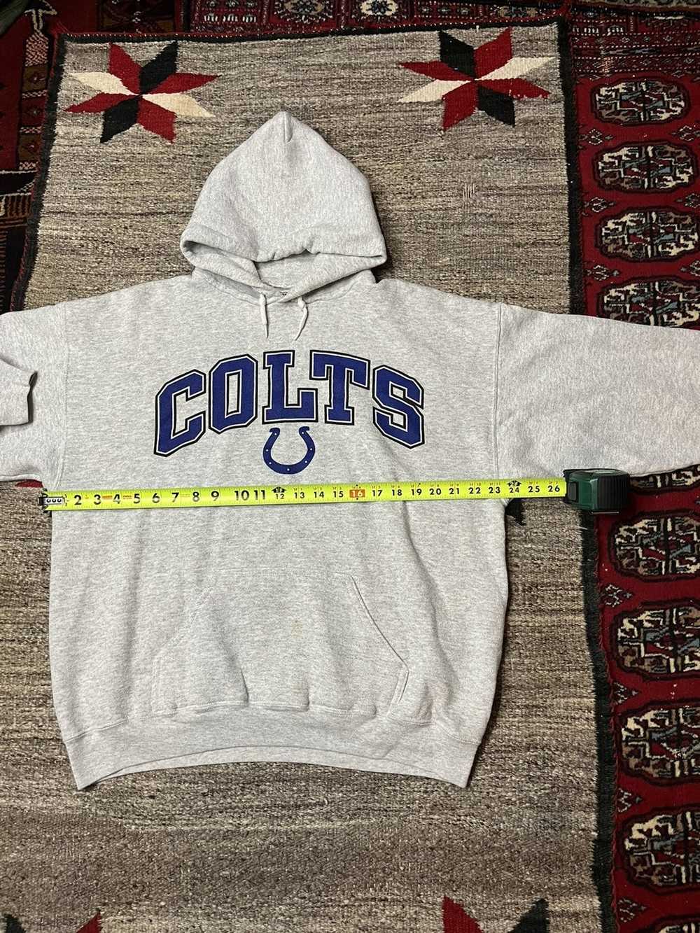 NFL × Tultex × Vintage 90s INDIANAPOLIS COLTS TUL… - image 4