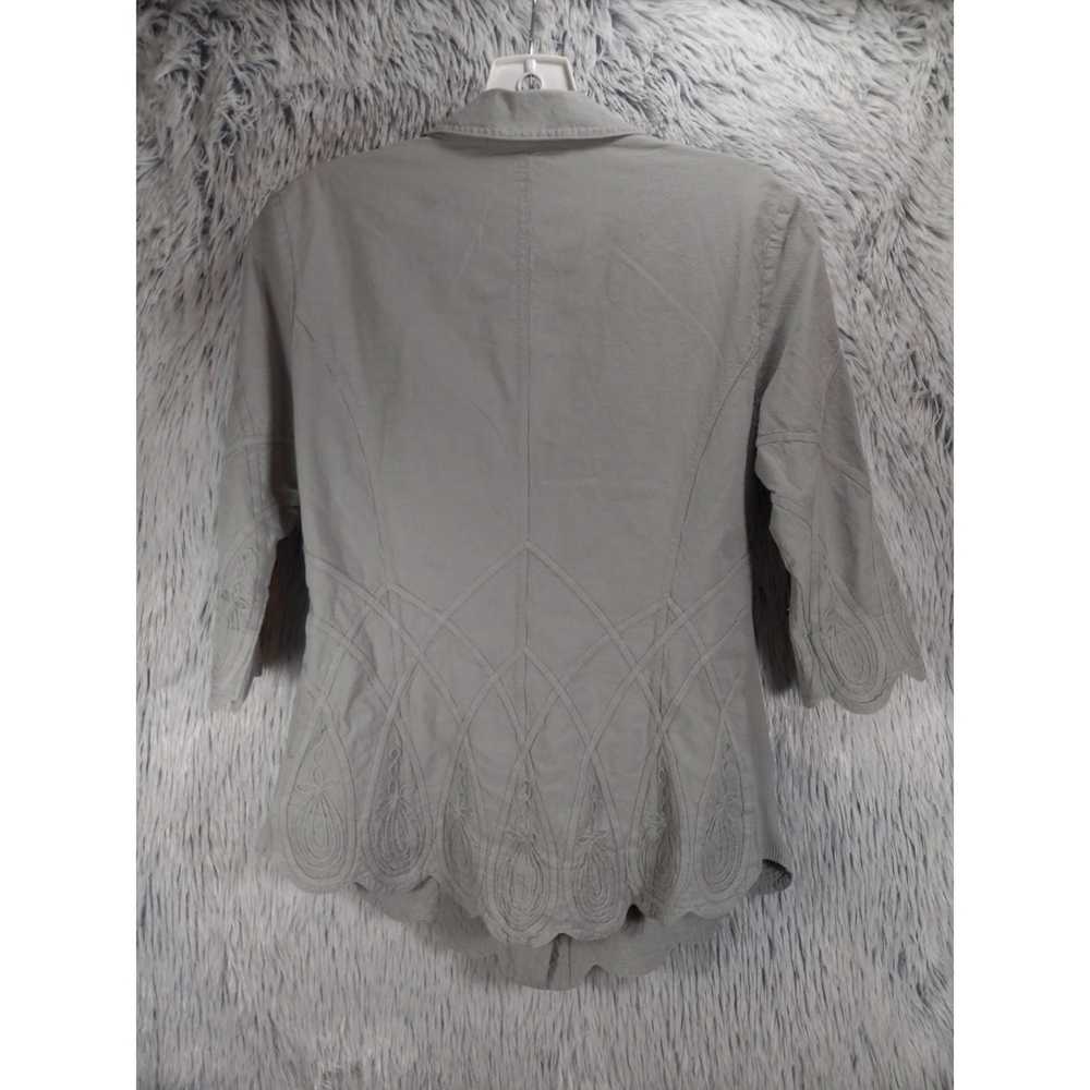 Softs Soft Surroundings Blouse Womans XS Gray Col… - image 2