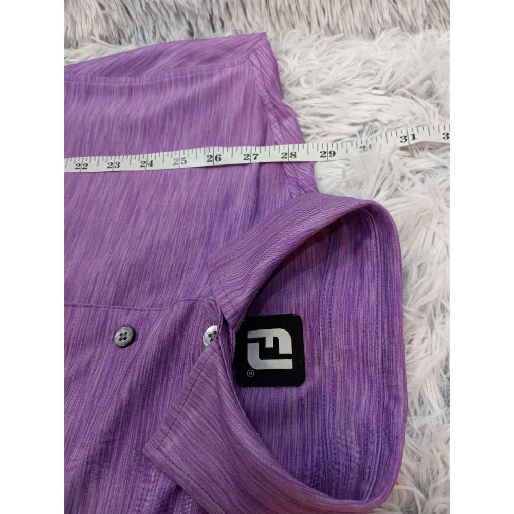 Foot Joy Foot Joy FJ Polo Shirt Mens Small Purple… - image 4