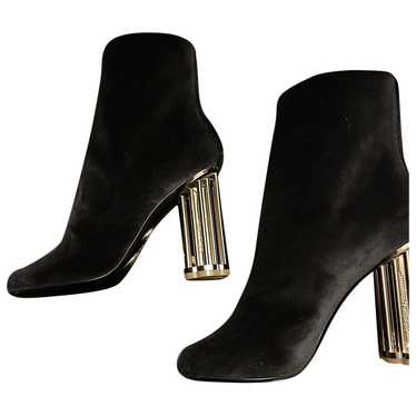 Salvatore Ferragamo Velvet ankle boots - image 1