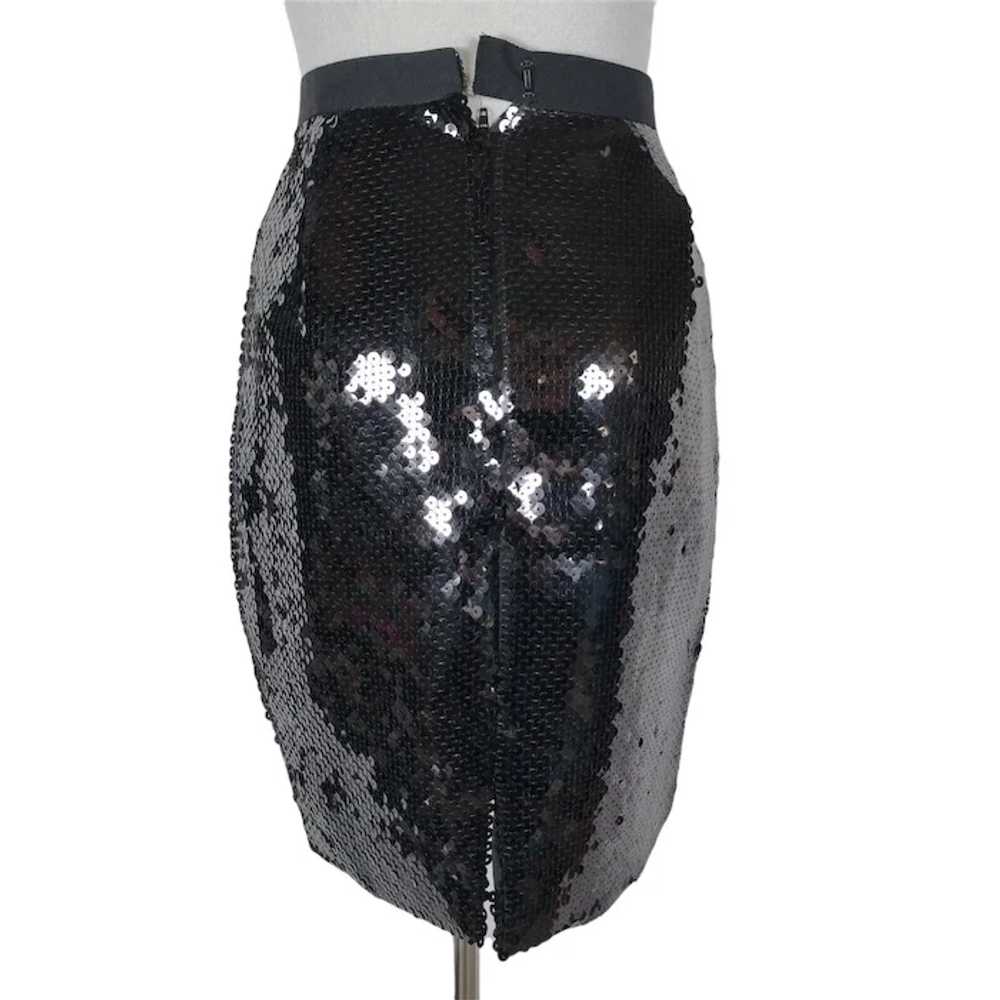 Disco Sequin Pencil Skirt XS - image 4