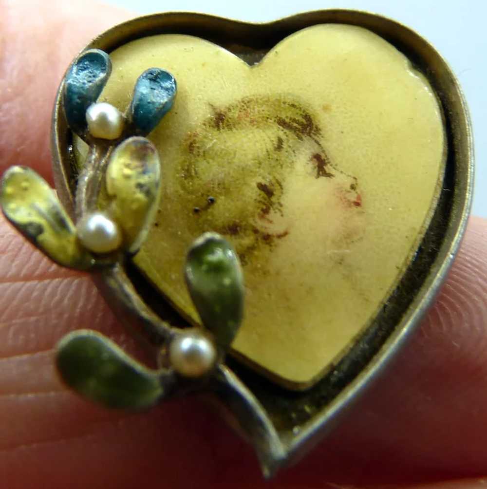 Antique c.1900 Victorian BROOCH Pin For Doll or C… - image 2