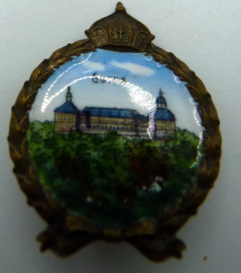 Antique c.1900 Victorian GOTHA GERMANY Sou BROOCH… - image 2