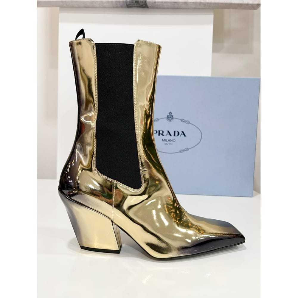 Prada Patent leather ankle boots - image 4