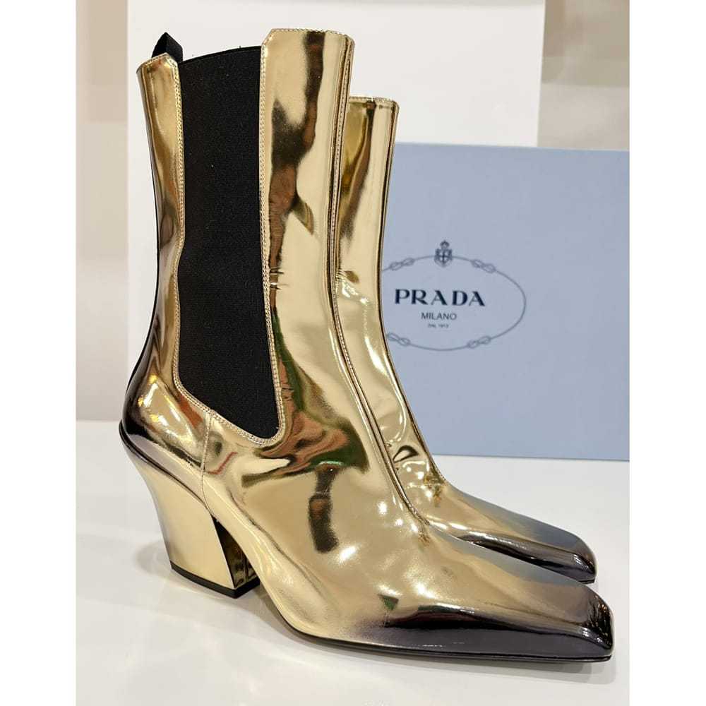 Prada Patent leather ankle boots - image 9