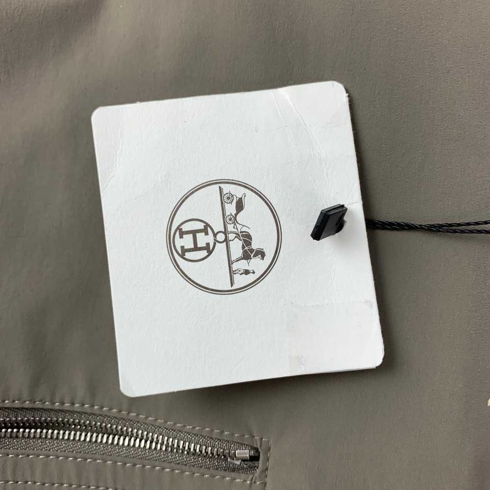 Hermes Charcoal Reflective Tech 2H Hooded Jacket - image 6